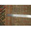 Tapis à teinture de légumes oriental tribal pré-1900 4 x 7