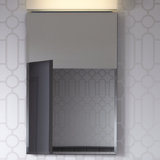 PL Series Recessed or Surface Mount Frameless Medicine Cabinet with 4 Adjustable Shelves