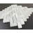 1" x 2" Cararra Herringbone/Chevron Mosaic Wall & Floor Tile-50872624