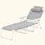 Chaise de bronzage d'extérieur, chaise longue pliante-731729327