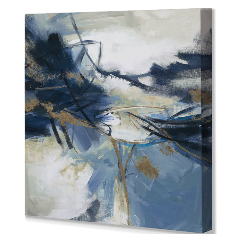 " Gold Rush V1 ", 40" H x 40" W x 1" D
