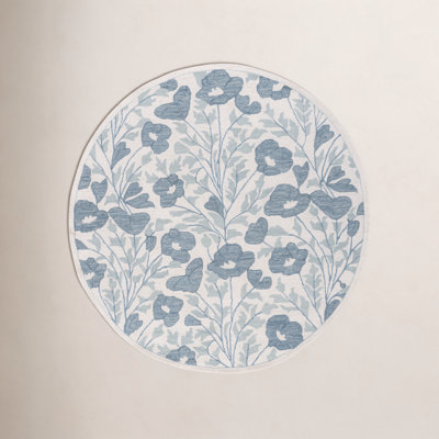 Hand-Tufted Wool Floral Rug