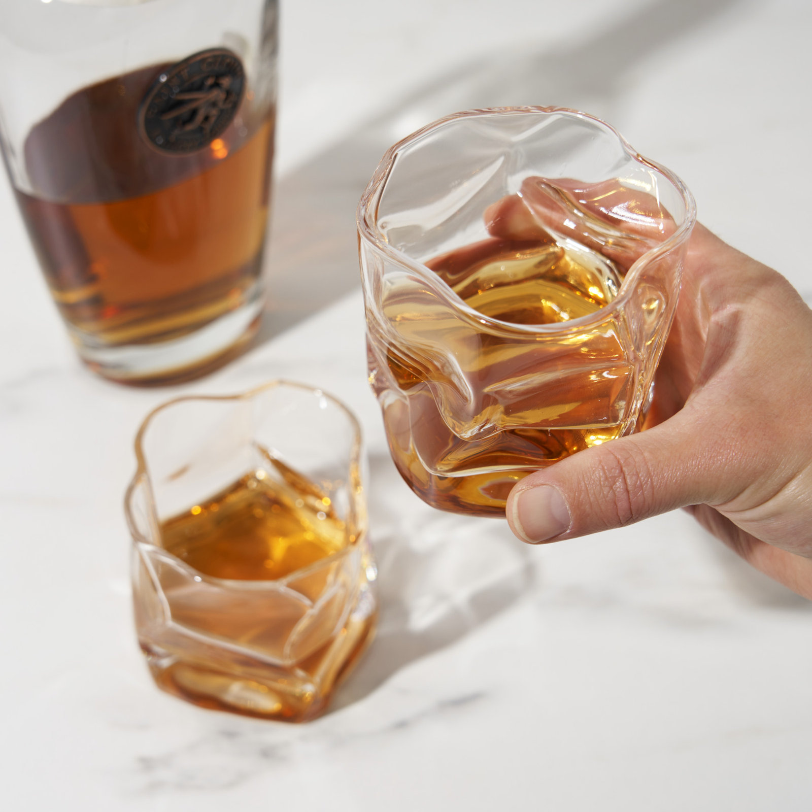 Molten Whiskey Glass