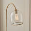152cm Brushed Arched Floor Lamp