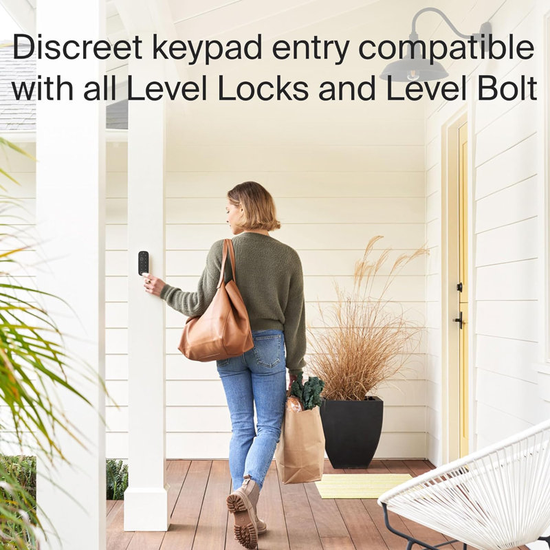 Matte Black Smart Keypad Accessory for Level Locks