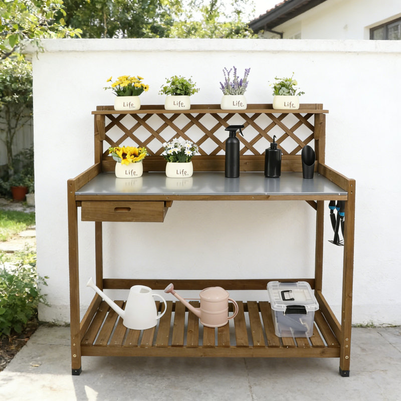 Manufactured Wood Potting Bench