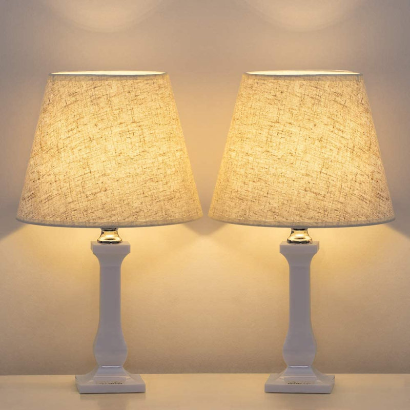 Acrylic Table Lamp, White
