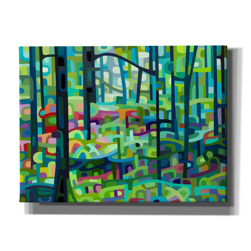 «Epic Graffiti 'Celadon Morning» par Mandy Budan, Ca Celadon Morning par Mandy Budan - reproduction d'art sur toile tendue