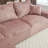 Boucle Sectional Sofa with pillows,No Assembly Needed-106714676
