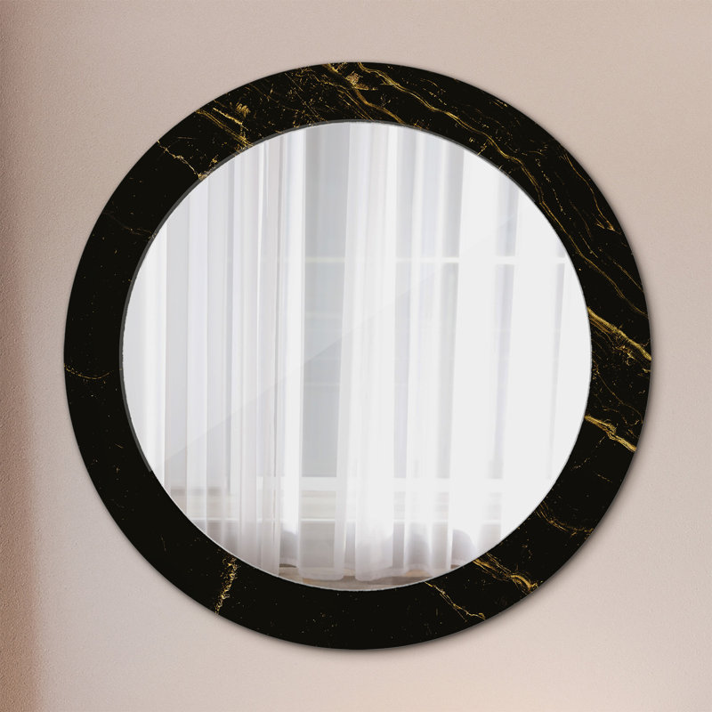 Huldar Glass Flat Wall Mirror, 70cm H x 70cm W