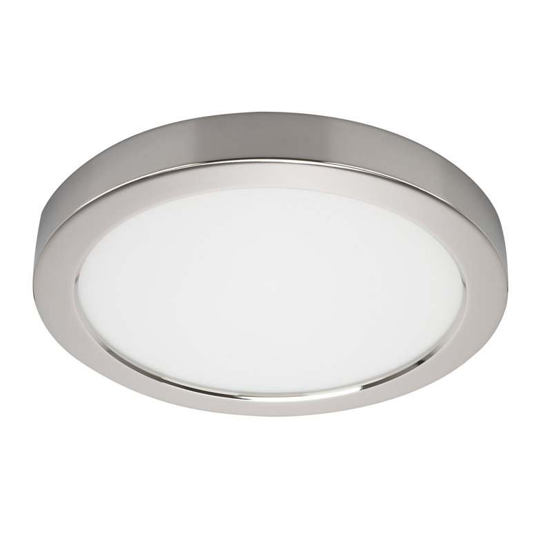 Speidel LED Flush Mount, Polished Chrome, 1" H x 9" W x 9" D