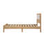 Lit Rigsby en bois, taille double XL, avec tête de lit rembourrée-1678642145