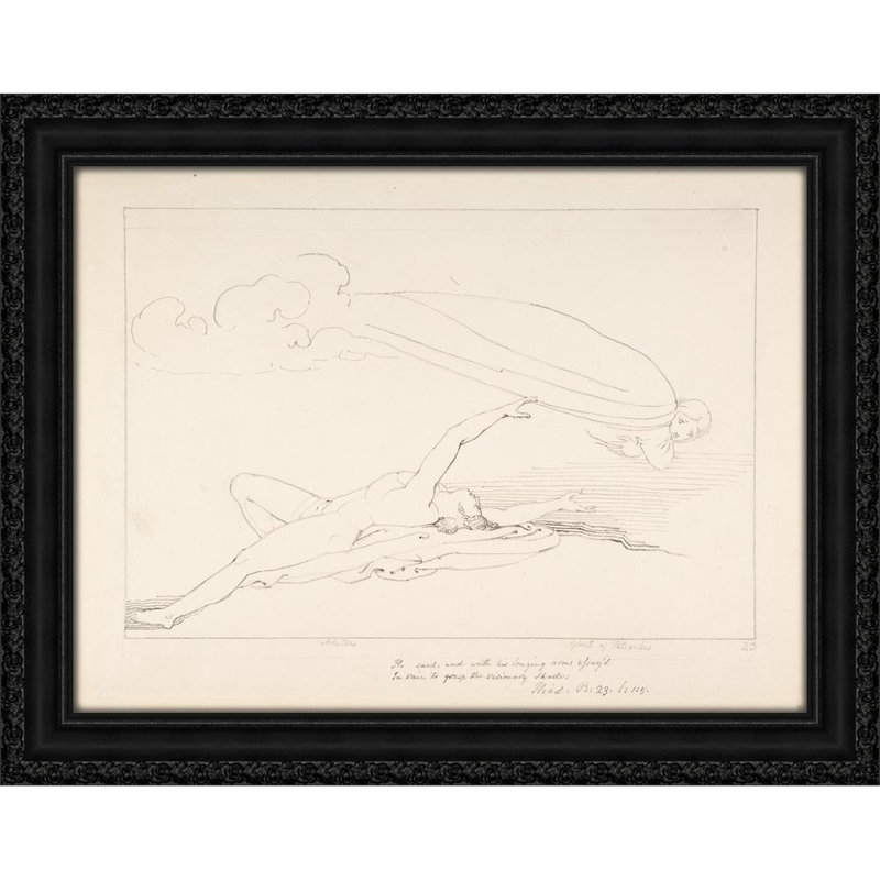 Achille et l'ombre de Patrocle (1793), H 19 po x l 24 po