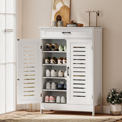 20 Pair Shoe Storage Cabinet