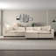 Canapé modulaire en velours Hayward
