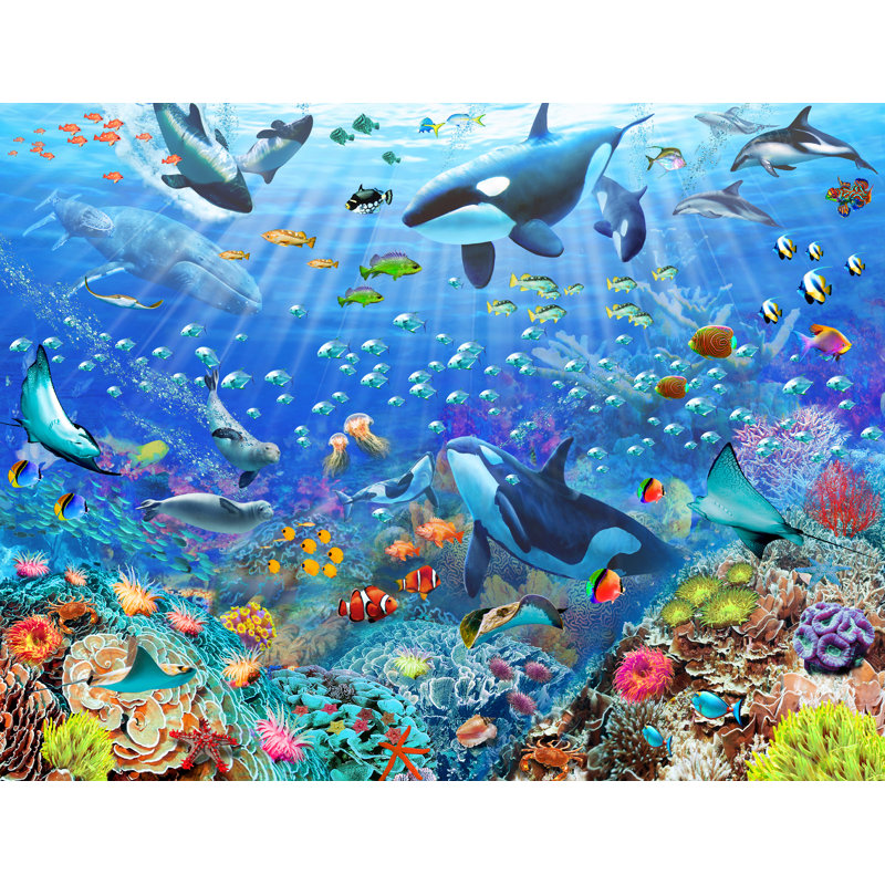 6 Piece 3.05m x 2.4m Matte Wall Mural