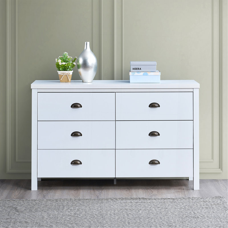 SAFARI 6 Drawer Master Dresser With Interlock Drawer Feature, Ideal For Bedroom And Closet Organization.