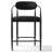25.5" Upholstered Metal Frame Counter Stool With Armrest And Footrest-228378192