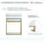 Ensemble de meuble-lavabo simple 19,5 po Pierre-1320746996