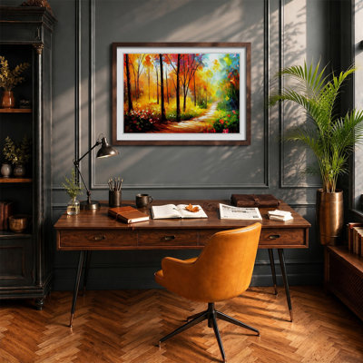 Magical Forest Vol.1 Abstract - Framed Print