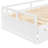  Twin Extending Daybed with Pull-Out Trundle, Expands to King Size, White-1142924742