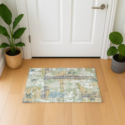 Premium Machine Washable Mayfield AMF2212 abstract Rug