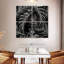 Feuilles de palmier monochromes