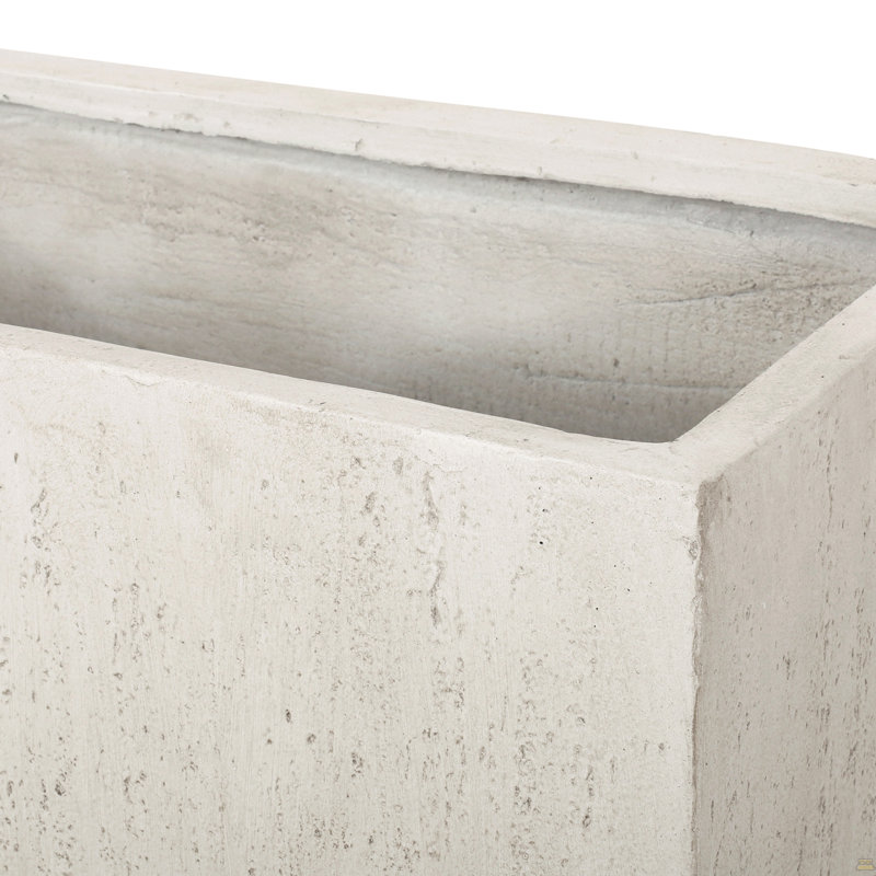 Ella Mgo L31 Planter Box, White