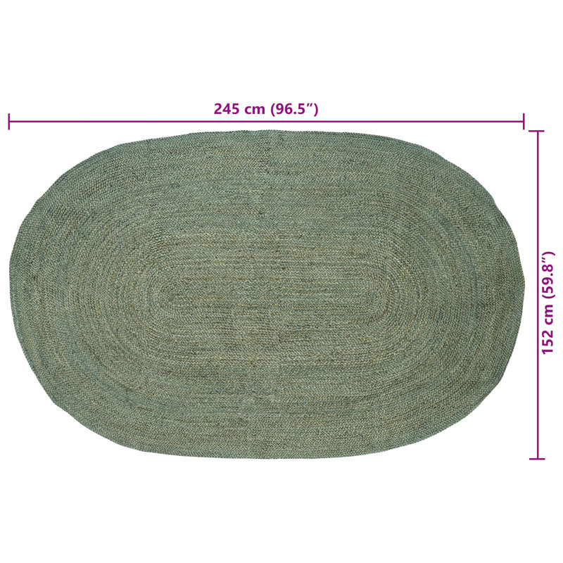 Oval Area Rug, Oval 12'8" x 20'5"