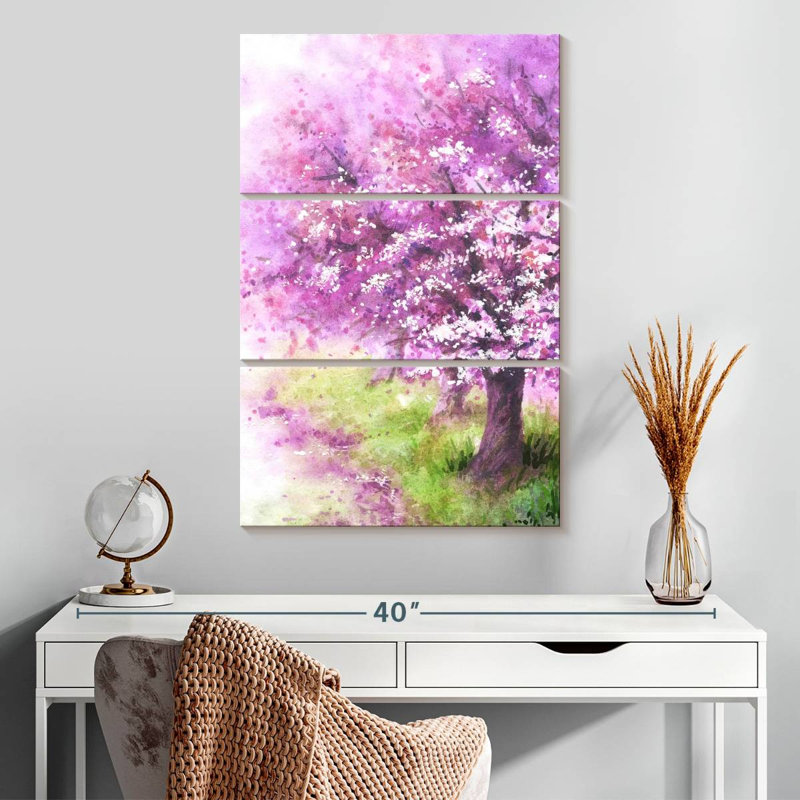 Arbre Harnek printemps mauve Sakura, H 32 po x l 20 po