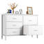 Commode en tissu avec plateau en bois, commode l 39,4 po avec 5 tiroirs, rangement, commode-380881014