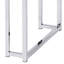 Chafik Natural Oak & Chrome Finish End Table