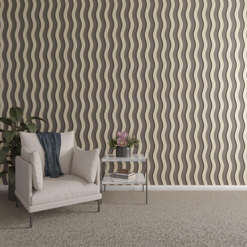 Ensemble de panneaux muraux décoratifs en bois Brazos, H 47 po x l 3,25 po x P 0,25 po, Bouleau