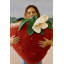 Coussin de sol fraise