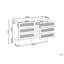 Jemnice 120cm W 6 - Drawer Chest of Drawers