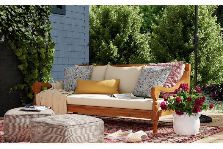 outdoor chairs and couch with coffee table