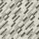 Interlocking Random Sized Metal/Glass Mosaic Sheet Tile