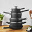 Madura Plus Forged 10 Piece Aluminum Non Stick Cookware Set