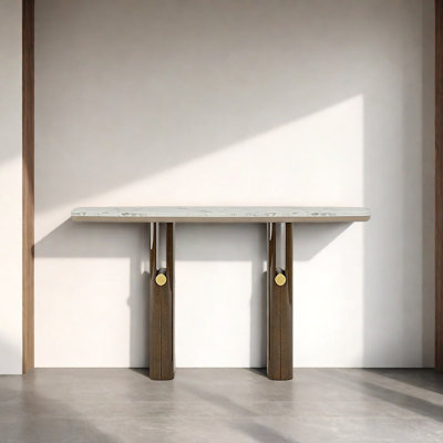 Retro Minimalist Art Console Table