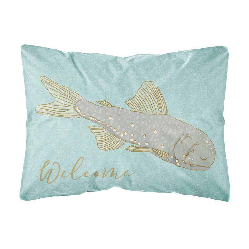  Coussin décoratif intérieur / extérieur Fish Welcome