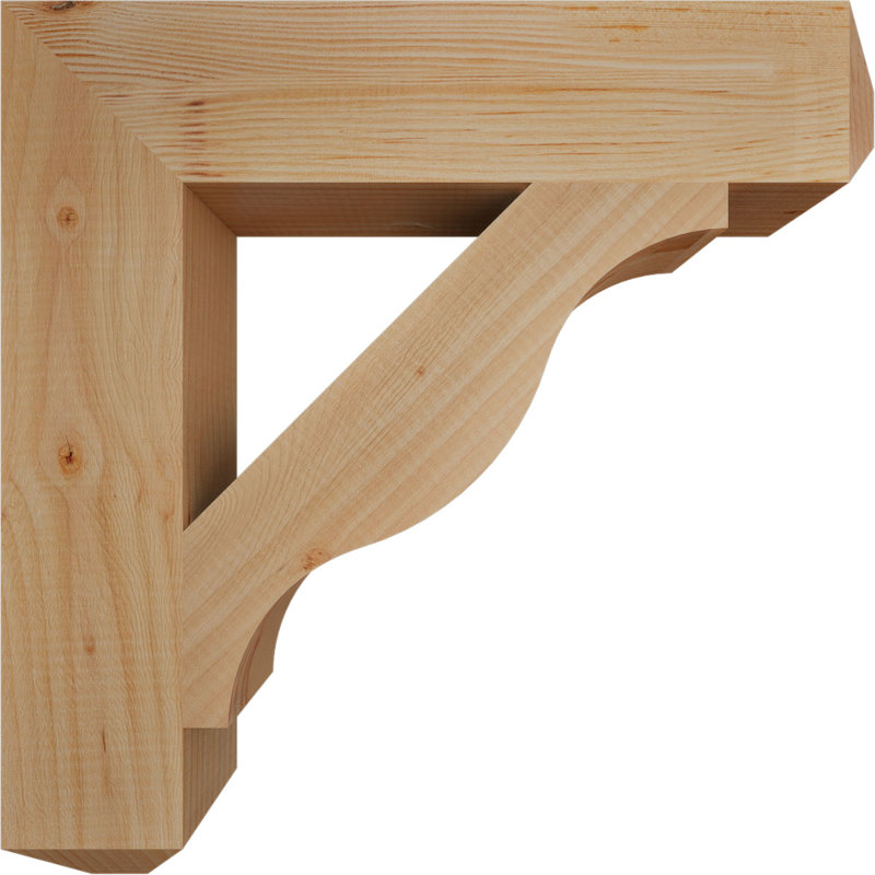 Support l 3 3 po x P 20 po x H 20 po Funston Craftsman, sapin Douglas, H 20 po x l 3,5 po x P 20 po, Sapin de Douglas, Lisse