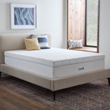Lucid 4 Inch Lavender and Gel Memory Foam Mattress Topper