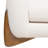 90.5" Sherpa Sofa, Ivory White Boucle