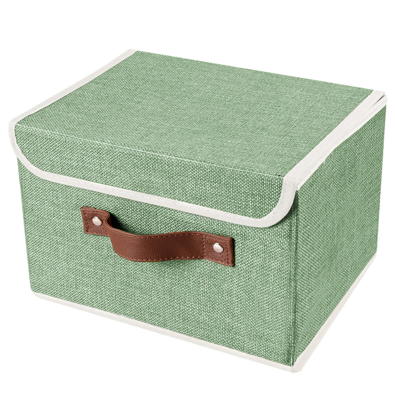 Ensemble de boîtes en tissu, Vert, H 10 po x l 155 po x P 10 po