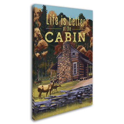 «Cabin» par Kadey, impression sur toile