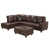 Brown Faux Leather selected