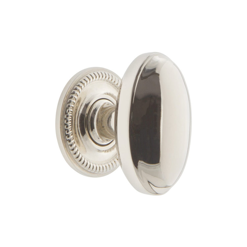 Eden Prairie Oval Knob, Polished Nickel