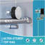 Porte de douche coulissante simple, porte coulissante sans cadre pour salle de bain-124898774