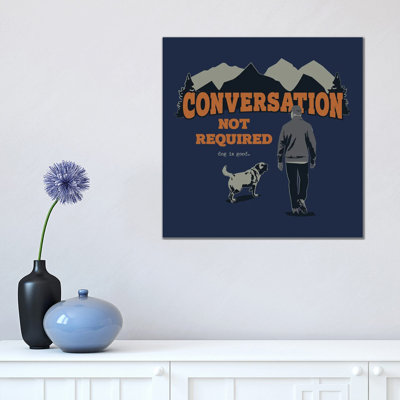 Convo Not Req Hike 1 Piece Wrapped Canvas Wall Art
