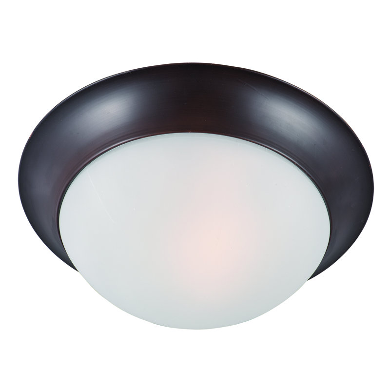 Plafonnier encastré simple en forme de bol 14 po à 2 lumières Carder